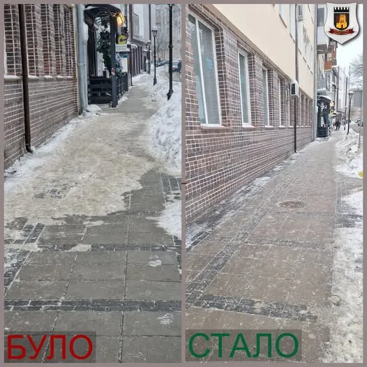 Слизько і небезпечно: у Луцьку нарікають на неочищені тротуари (фото)