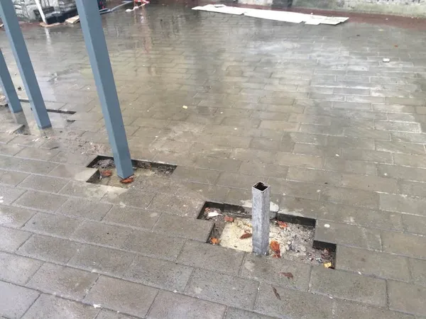 У Луцьку почали встановлювати новий фотостенд полеглим бійцям АТО