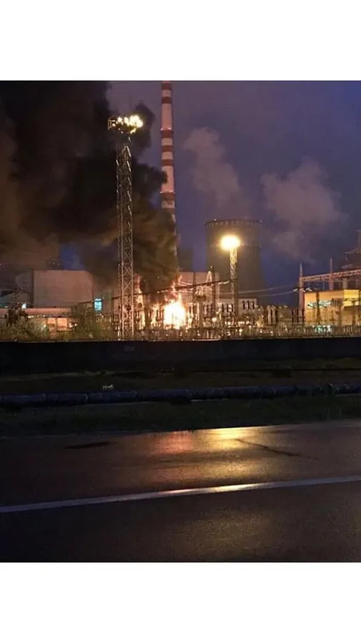На території Рівненської АЕС пожежа (фото, відео)