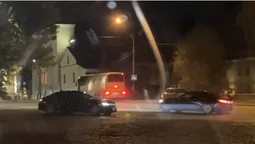У Луцьку дві «бехи» дрифтували біля замку (відео)