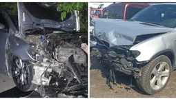 Лоб в лоб: у Володимирі зіткнулися BMW X5 і Volkswagen Passat (фото)