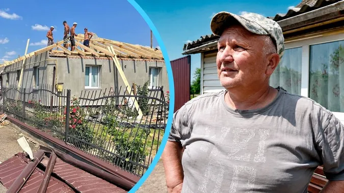 «Дах залетів аж до другого сусіда»: що коїться в селах на Волині після вчорашнього буревію (фото)
