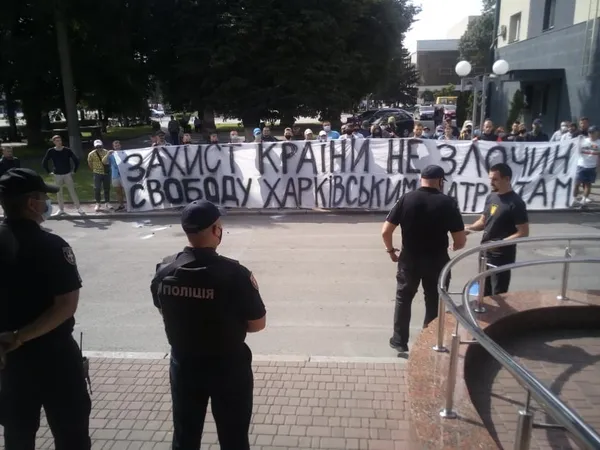 У Луцьку вийшли на акцію солідарності із харківськими націоналістами (фото)