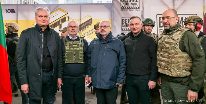 Президенти Польщі та країн Балтії прибули до Києва