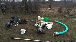 На Волині затримали шістьох бурштинокопачів із Луцька та району