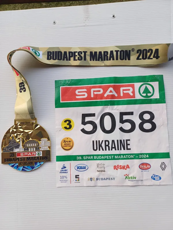 Український пенсіонер виборов «золото» на марафоні в Будапешті (фото)