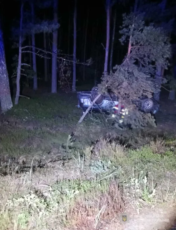 Автомобіль вилетів у поле та перекинувся: на Волині загинув 32-річний водій (фото)
