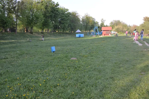 На пляжі в парку імені Лесі Українки