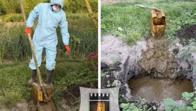 У Луцьку поскаржилися на сусідів, які зливали свої відходи на город (фото)