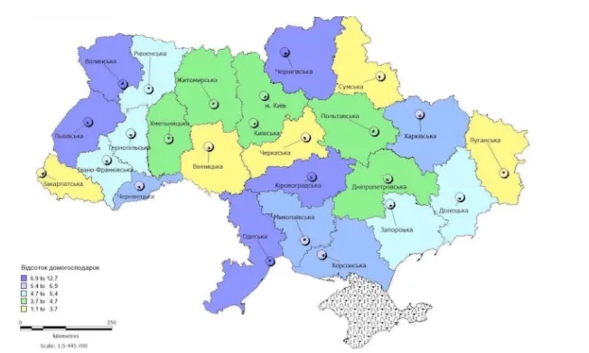 На Волині – найбільший відсоток домогосподарок