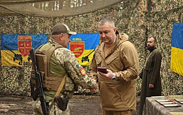 Захисника з Рожища, який воює на Покровському напрямку, нагородили орденом Богдана Хмельницького (фото)