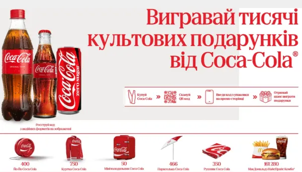 Під кришками Coca-Cola розігрують iPhone 17 Pro Max: які пляшки беруть участь в акції