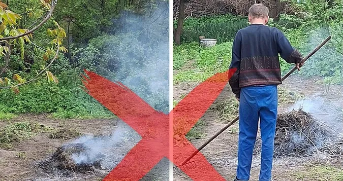 У Луцьку муніципали оштрафували чоловіка за дим (фото)