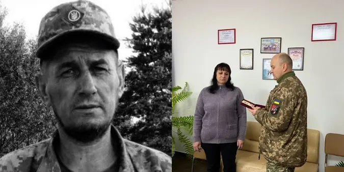 На Волині дружині полеглого Героя вручили його орден «За мужність» (фото)