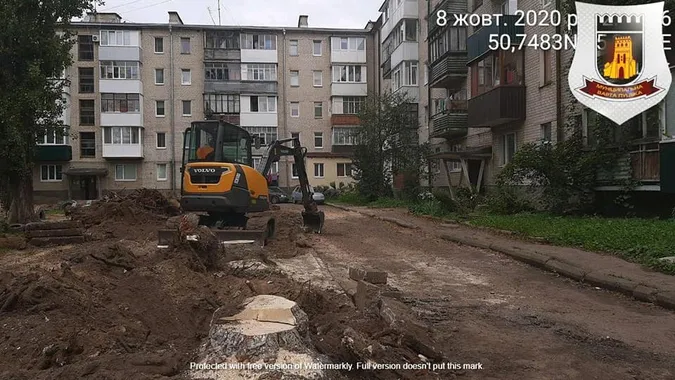 В районі Балки облаштовують майданчик для збору побутових відходів (фото)