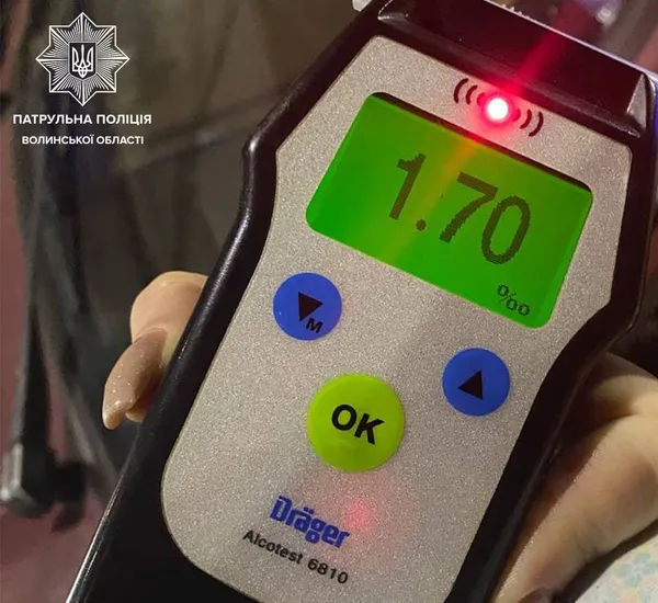 Вночі у Луцьку зловили «синіх» водіїв (фото)