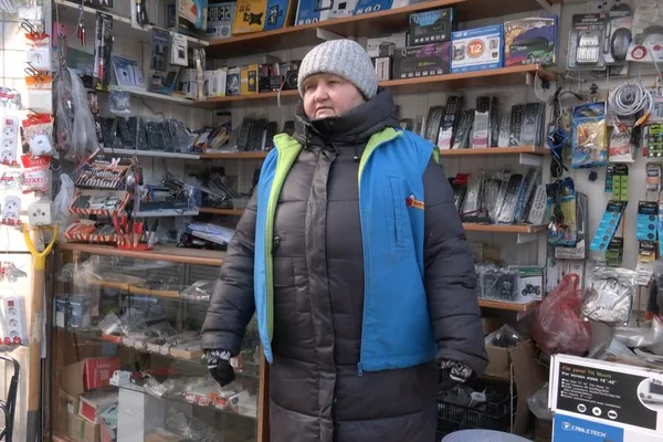 Продавчиня ринку у Луцьку Лілія Басун