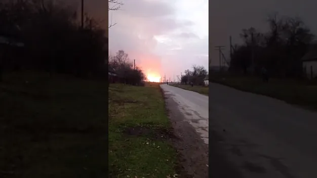На магістральному газопроводі Укртрансгазу пролунав вибух (відео)