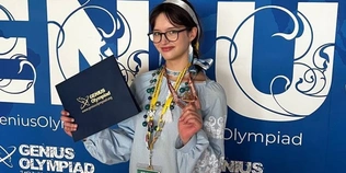 Школярка з Волині здобула «бронзу» на олімпіаді геніїв у США (фото)