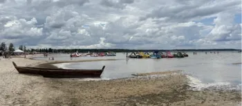 Дощі не допомогли: рівень води у Світязі падає (фото)