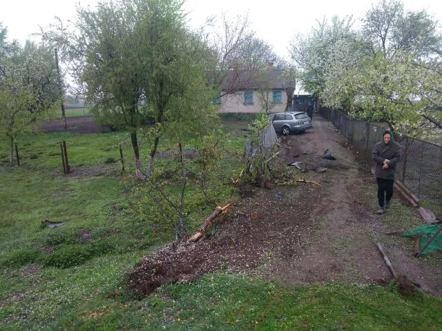 На Волині автомобіль вилетів  на город