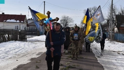 На Волині попрощалися із загиблим воїном Валерієм Солохою (фото)