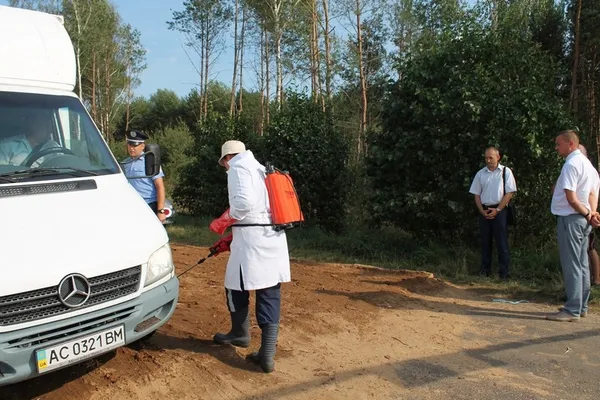 Дезінфекційні пости на Волині працюють цілодобово