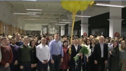 Працівники Modern-Expo Group креативно привітали гендиректора з днем народження (відео)