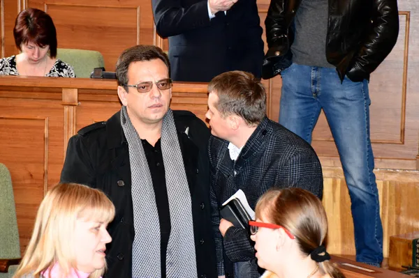 Депутат Луцької міської ради Валерій Бондарук вперше завітав на обласну сесію в ранзі очільника волинського осередку «Батьківщини»