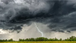 Жовтий рівень небезпечності: на Волині прогнозують грозу та град (відео)