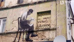 Стало відомо, хто створив мурал на Винниченка в Луцьку (фото)