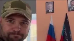 Лучанин Олександр Фацевич показав кабінет терориста Пушиліна (відео)