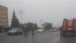 У Нововолинську міськраду «замінували» рюкзаком з брудним одягом (фото)