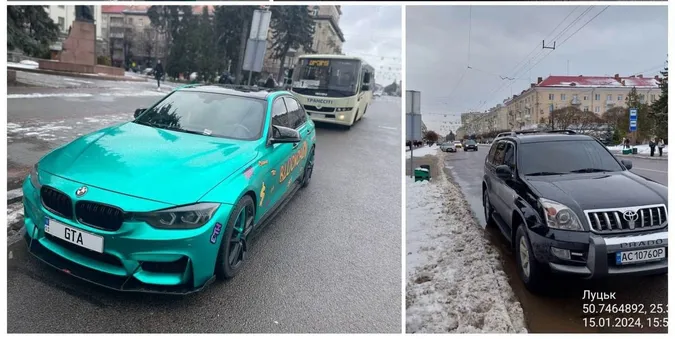 Створювали перешкоди громадському транспорту: луцькі муніципали оштрафували водіїв