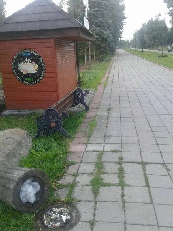 У Луцьку «повандалили» у центральному парку 
