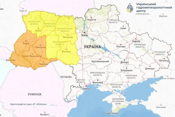 Сунуть зливи: західні області – під загрозою масштабних підтоплень