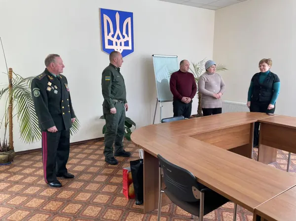 На Волині сім'ї загиблих прикордонників привітали з новорічно-різдвяними святами (фото)