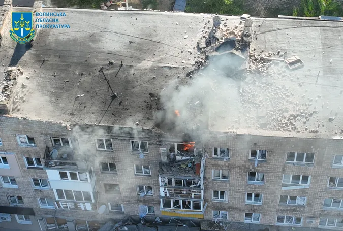 Прокуратура показала наслідки «прильотів» у Луцьку (фото)