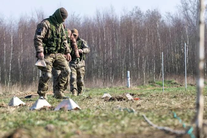 У Польщі канадські інструктори вчать українських військових мінній безпеці (фото)