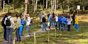 У Володимирі олімпійські спортсмени створили алею пам’яті полеглих Захисників (фото)