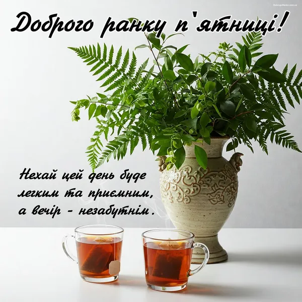 ☕️ Доброго ранку в п'ятницю: веселі побажання гарного дня і чудових вихідних