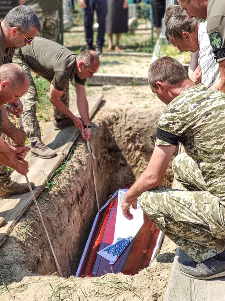 Поранили у Бахмуті: попрощалися з загиблим волинським воїном Сергієм Занюком (фото)