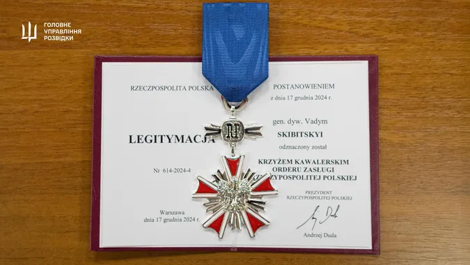 Буданов отримав від Дуди орден «За заслуги перед Польщею»