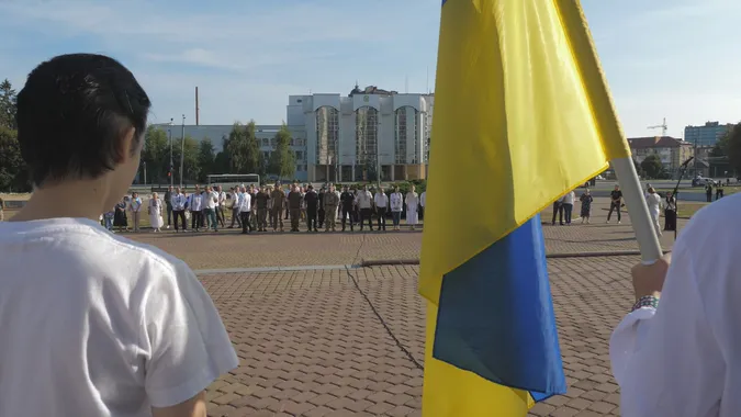 У День Незалежності України в Луцьку вшанували борців за волю (фото, відео)