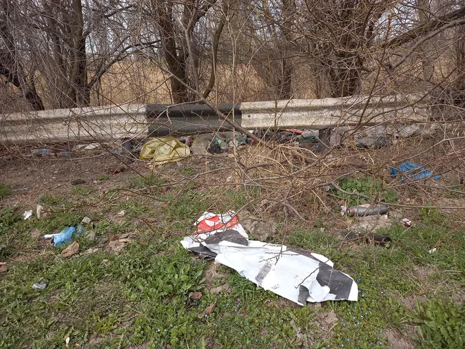 Лучани влаштували сміттєзвалище біля Нового ринку (фото)
