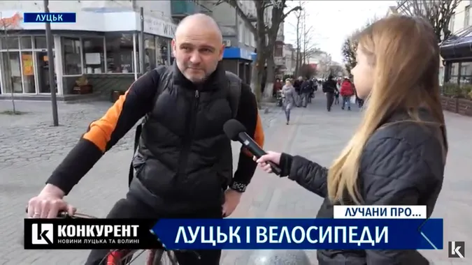 Чи зручно бути велосипедистом у Луцьку: опитування (відео)
