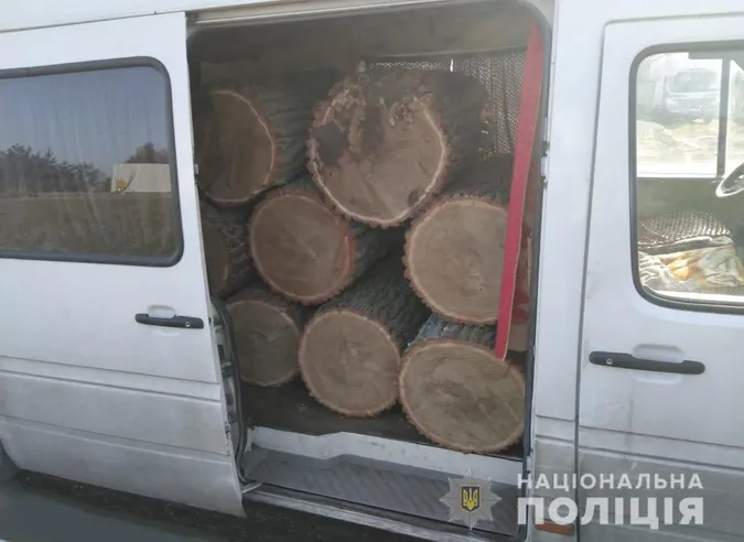 2 тисячі гривень і 40 доларів: біля Луцька водій з деревиною дав хабар патрульним (фото)