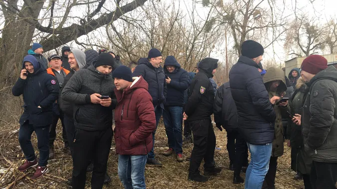 На Старий ринок викликали оперативників (фото, відео)