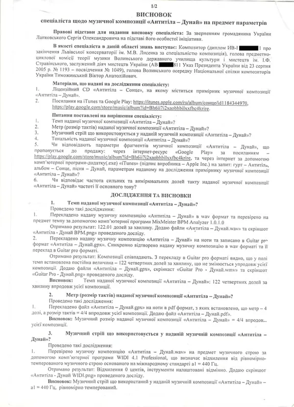 Позов на гурт «Антитіла»: «допомога» волинського викладача і крапка суду