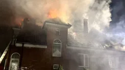 У Любомлі горів житловий будинок (фото)